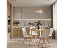 Rendez-Vous Déco Lámpara Suspendida^Lámpara de techo de bambú natural 46 cm - Maupiti Beige