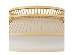 Rendez-Vous Déco Lámpara Suspendida^Lámpara de techo de bambú natural 46 cm - Maupiti Beige