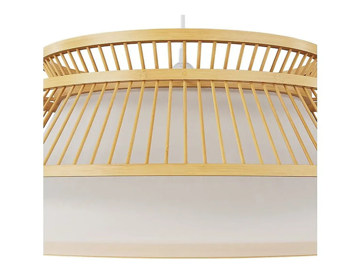 Rendez-Vous Déco Lámpara Suspendida^Lámpara de techo de bambú natural 46 cm - Maupiti Beige