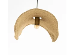 Lámpara de techo de material natural y metal D61 cm - Maho