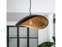 Lámpara de techo de metal negro y dorado D74 - Pacha