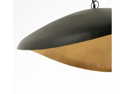 Lámpara de techo de metal negro y dorado D74 - Pacha
