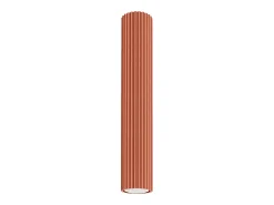 Sollux Lighting Plafón^Lámpara de techo Gloow minimalista de aluminio - 1 fuentes luminosas 3000K - L.6,5 x A.40 cm - ocre Rojo