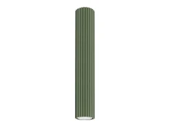 Sollux Lighting Plafón^Lámpara de techo Gloow minimalista de aluminio - 1 fuentes luminosas 4000K - L.6,5 x A.40 cm - oliva Verde