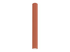 Sollux Lighting Lámpara de techo Gloow minimalista de aluminio - 1 fuentes luminosas 3000K - L.6,5 x A.60 cm - ocre Rojo