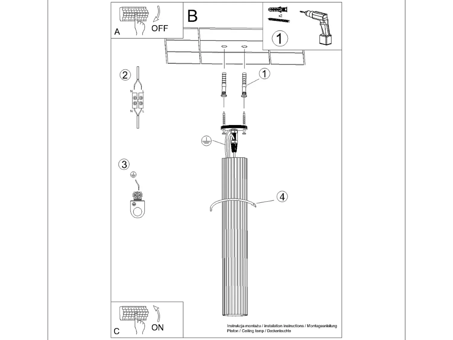 Sollux Lighting Lámpara de techo Gloow minimalista de aluminio - 1 fuentes luminosas 3000K - L.6,5 x A.60 cm - ocre Rojo