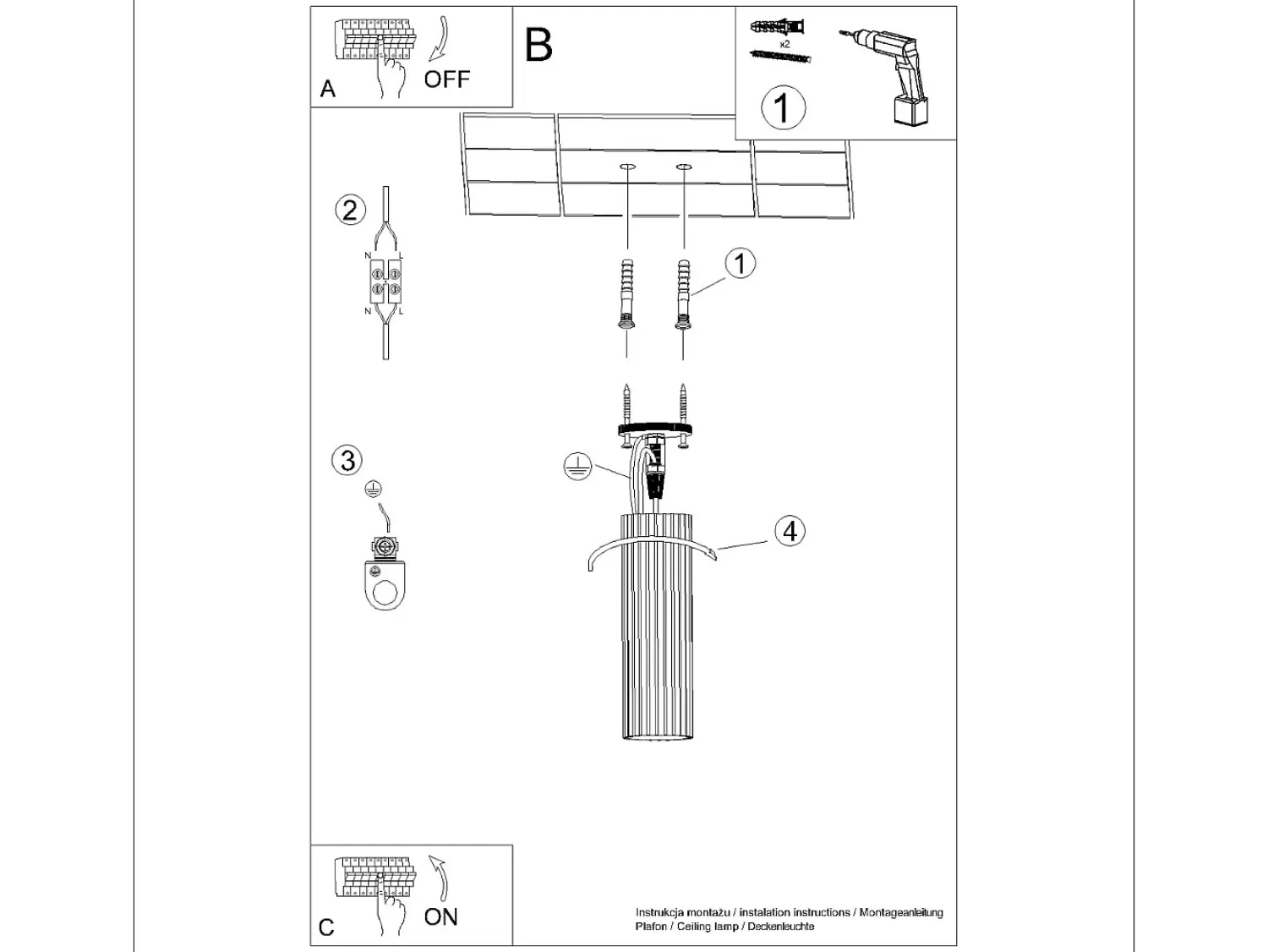 Sale Sollux Lighting Lámpara de techo Gloow minimalista de aluminio - 1 fuentes luminosas 4000K - L.6,5 x A.20 cm - Dorado