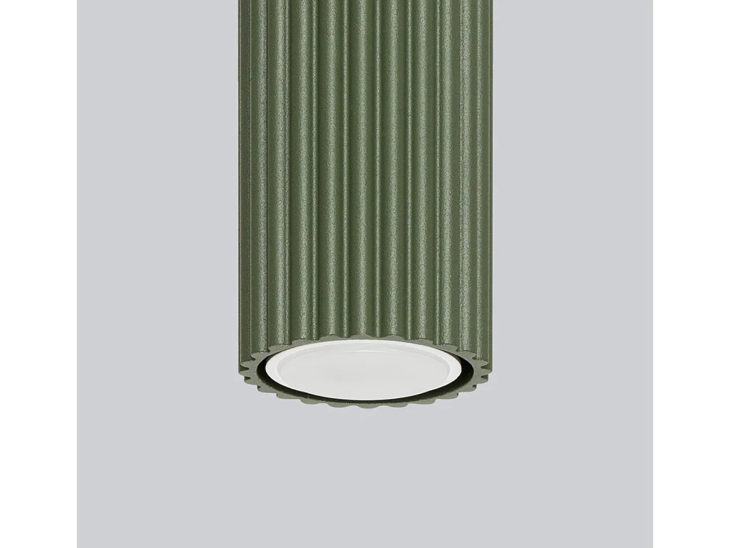 Sollux Lighting Plafón^Lámpara De Techo Karbon Minimalista De Aluminio - 1 Fuentes Luminosas - L.6,5 X A.10 Cm - Oliva Verde