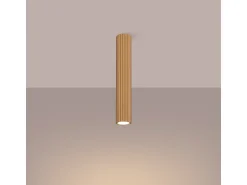 Best Sollux Lighting Lámpara De Techo Karbon Minimalista De Aluminio - 1 Fuentes Luminosas - L.6,5 X A.40 Cm - Dorado