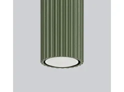 Sollux Lighting Plafón^Lámpara De Techo Karbon Minimalista De Aluminio - 1 Fuentes Luminosas - L.6,5 X A.60 Cm - Oliva Verde