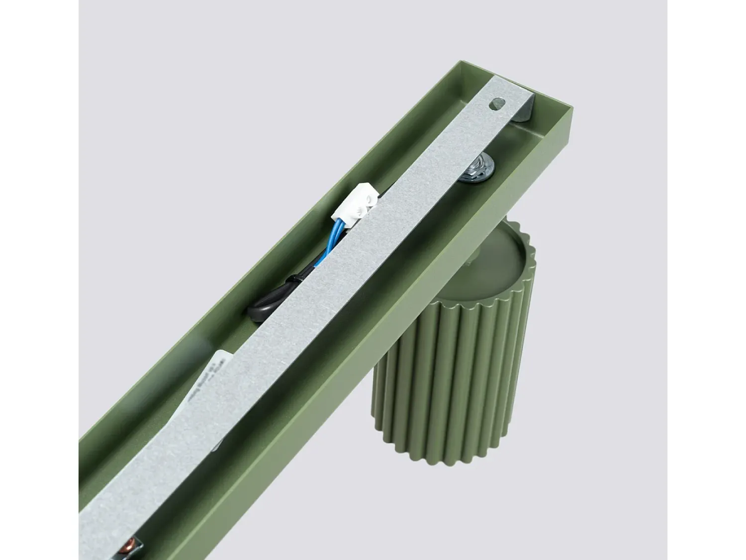 Sollux Lighting Plafón^Lámpara De Techo Karbon Minimalista De Aluminio - 3 Fuentes Luminosas - L.45 X A.16,5 Cm - Oliva Verde