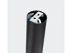 Sollux Lighting Plafón^Lámpara De Techo Nero Moderno De Acero - 1 Fuentes Luminosas - L.6 X A.22,5 Cm - Negro/Oro Negro / Dorado