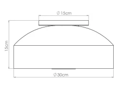 Sollux Lighting Plafón^Lámpara De Techo Omiq Moderno De Acero/Pvc - 4 Fuentes Luminosas - L.30 X A.15 Cm - Oliva Verde
