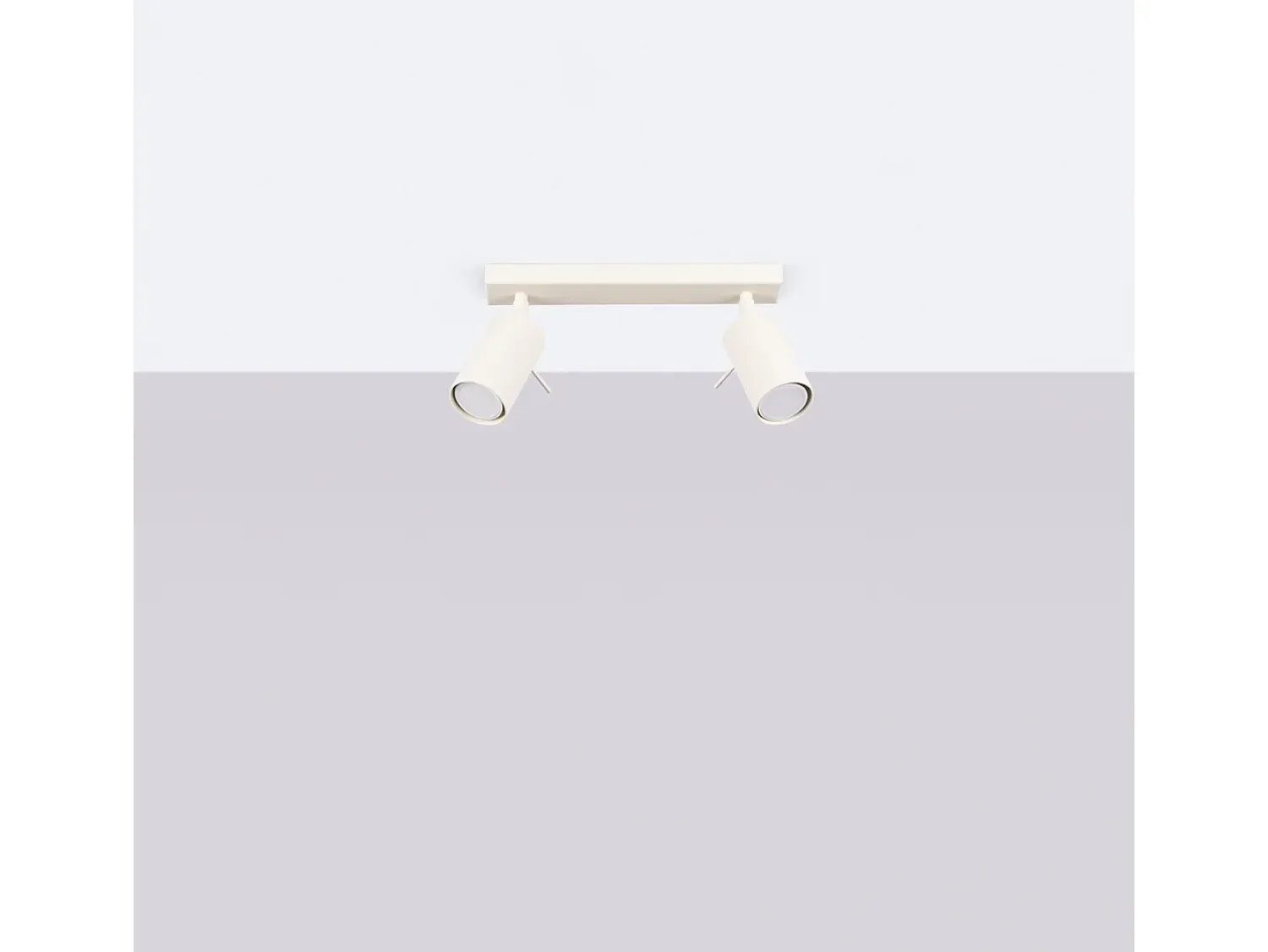 Best Sollux Lighting Lámpara De Techo Ring Moderno De Acero - 2 Fuentes Luminosas - L.30 X A.17 Cm - Beige