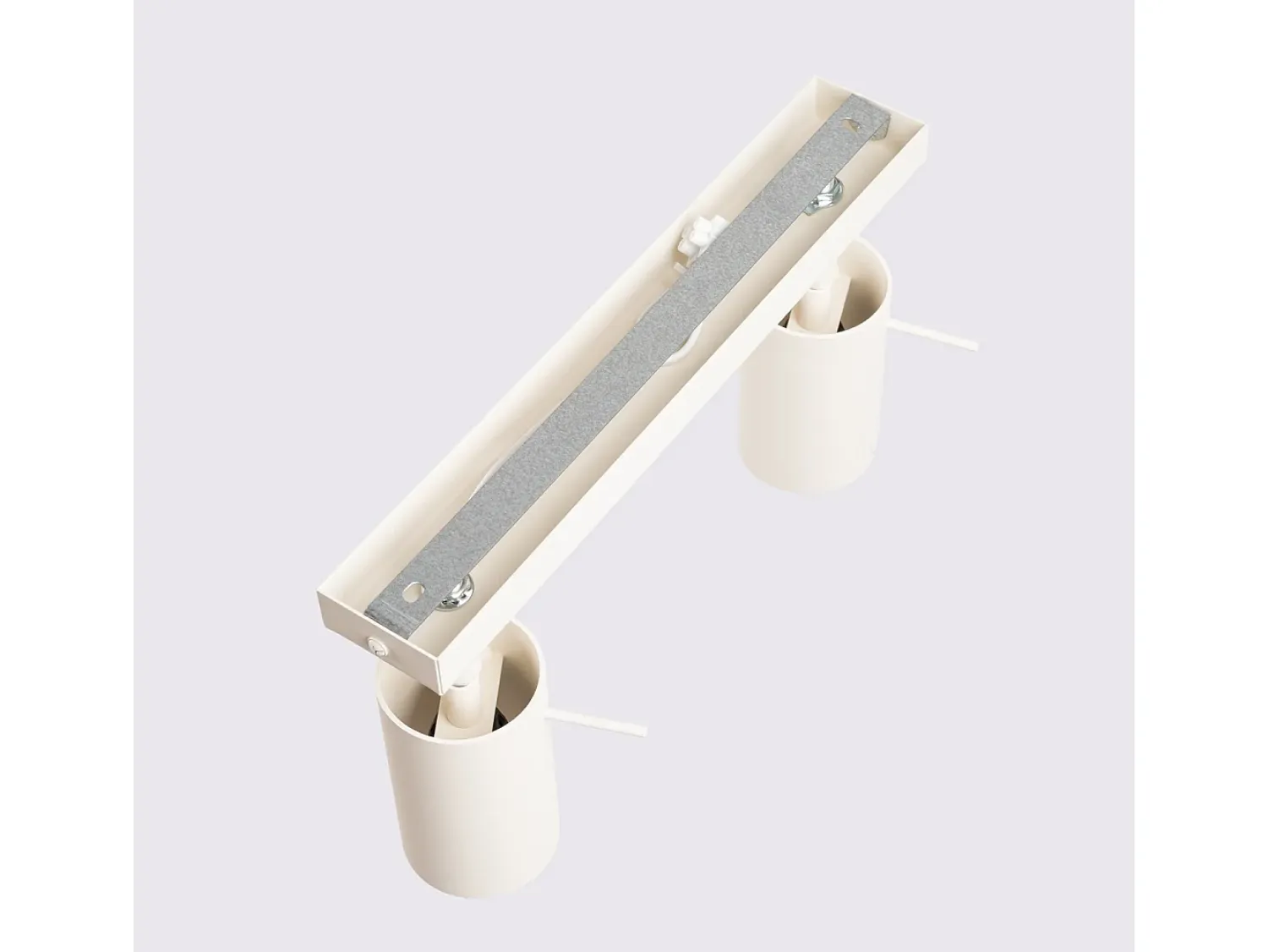 Best Sollux Lighting Lámpara De Techo Ring Moderno De Acero - 2 Fuentes Luminosas - L.30 X A.17 Cm - Beige