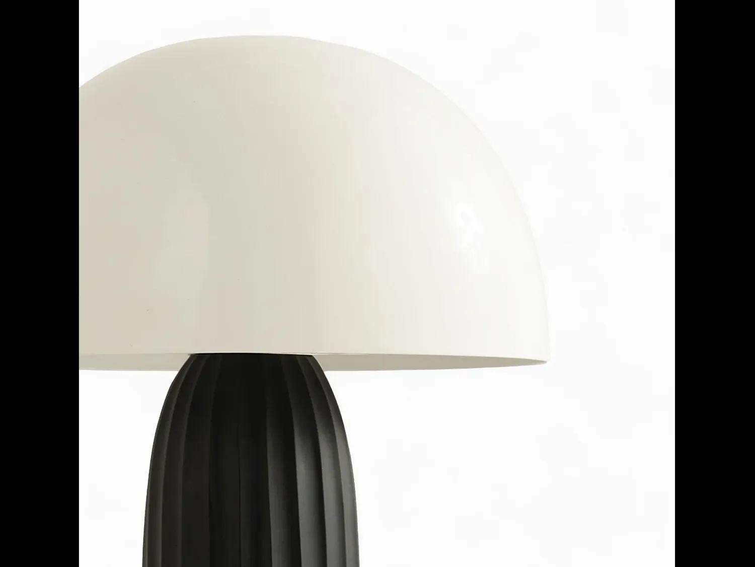 Rendez-Vous Déco Lámpara De Mesa^Lámpara en metal blanca y negra - Joy Negro / Blanco