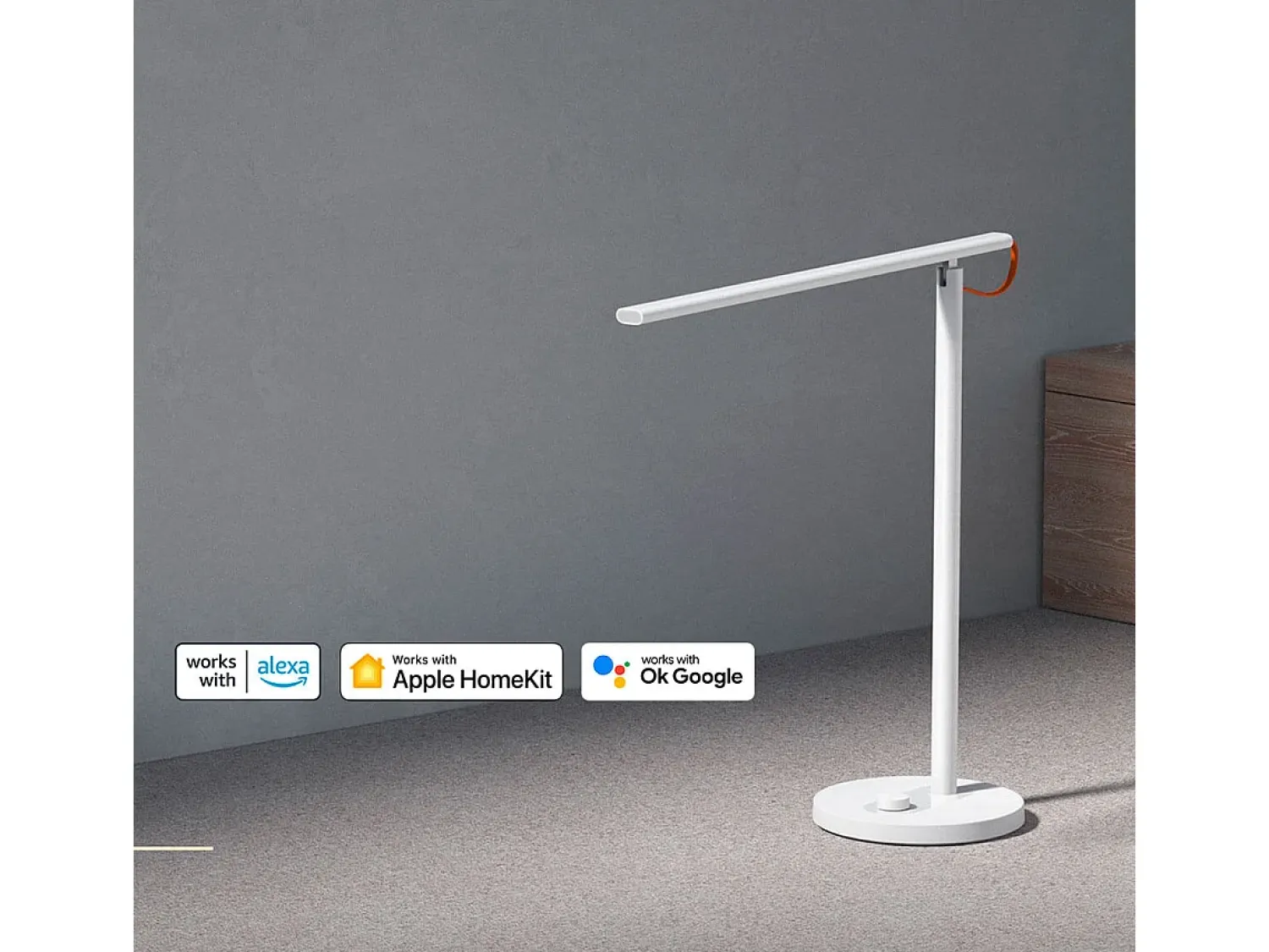 Xiaomi Lámpara De Mesa^Lámpara inteligente Mi LED Desk Lamp 1S 6W control por voz Blanco