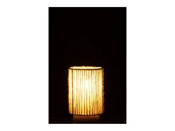 J-Line Lámpara De Mesa^Lámpara led de metal 10.5x10.5x16 cm Beige