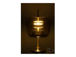 Hot J-Line Lámpara LED de vidrio marrón 35*35*58 cm Marru00f3n