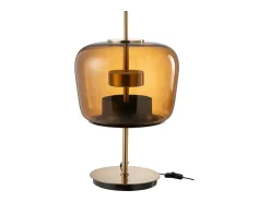Hot J-Line Lámpara LED de vidrio marrón 35*35*58 cm Marru00f3n