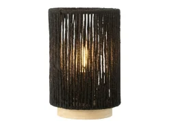 Lámpara led en metal negro 13.5x13.5x20 cm