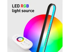 AHD Lámpara De Pie^Lámpara LED moderna con mando a distancia RGB Markab Multicolor