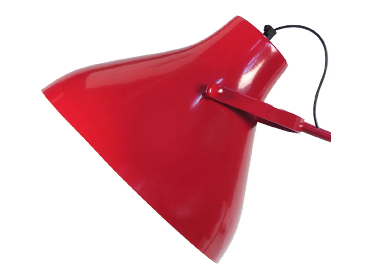 Lámpara para Escritorio TOSEL ,metal,Rojo,A150xD29xP40cm