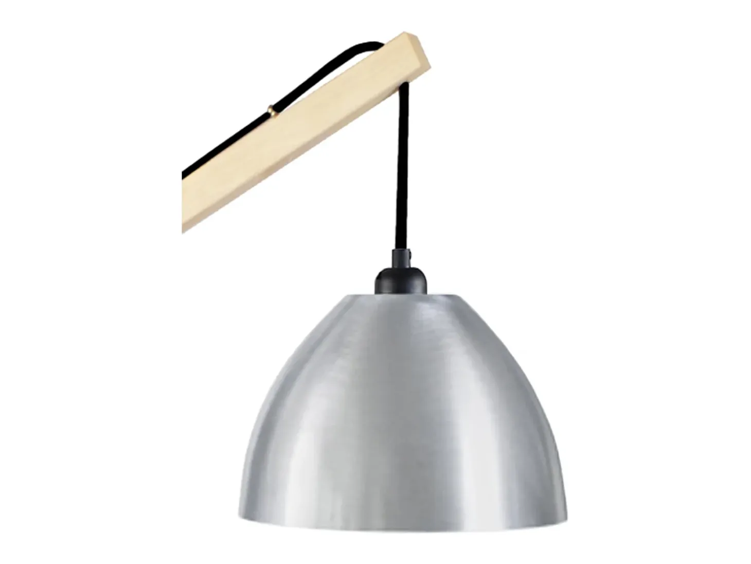 Lámpara para Escritorio TOSEL ,madera,natural,A180xD80x P 80cm