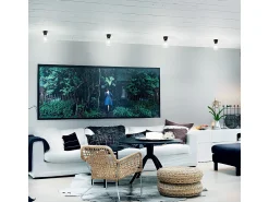 Ideal Lux Plafón^Lámpara Semi Empotrar Decorativa Negra, E27 Negro