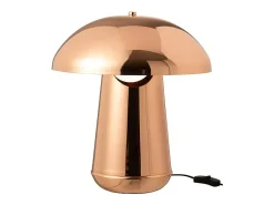 Lámpara seta de metal cobre 35*35*43 cm