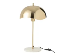 Best J-Line Lámpara seta de metal 30*30*56 cm Dorado