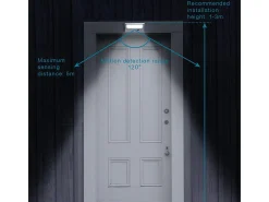 Lámpara solar de pared con sensor 200LM DERBY
