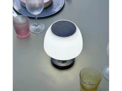 Clearance Lumisky Lámpara solar de sobremesa H13.5 cm LUMINA Blanco