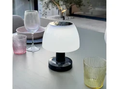 Clearance Lumisky Lámpara solar de sobremesa H13.5 cm LUMINA Blanco