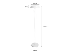 Sweeek Iluminación Exterior^Lámpara solar led exterior, 150cm Blanco