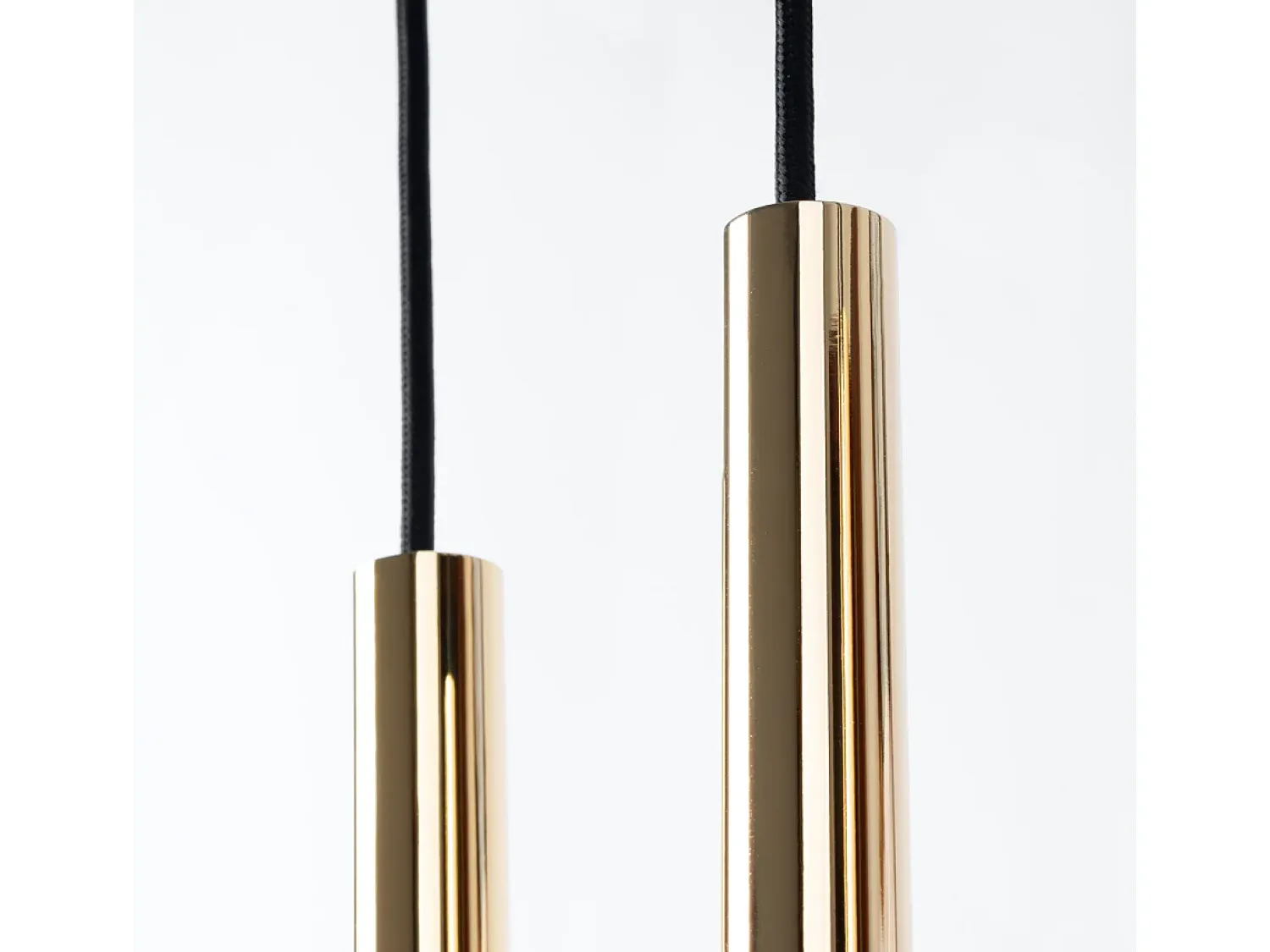 Sollux Lighting Lámpara Suspendida^Lámparas colgantes Brill moderno de acero - 3 fuentes luminosas 4000K - L.20 x A.90 cm - brillo Dorado