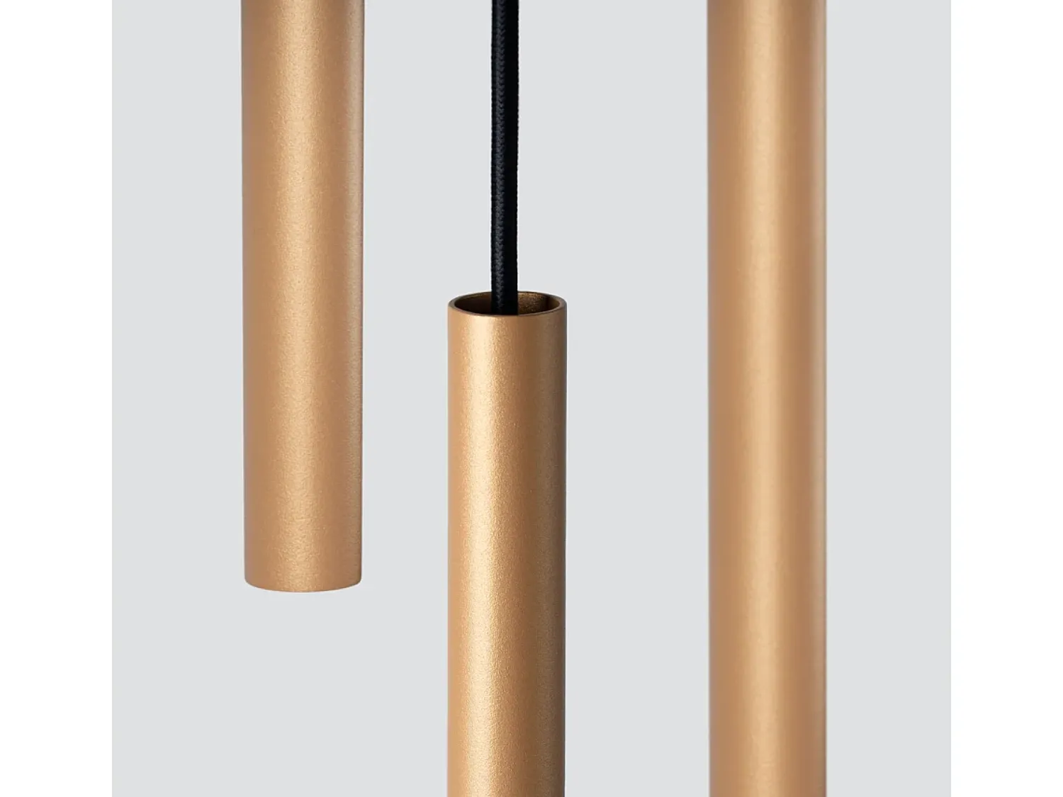 Sollux Lighting Lámpara Suspendida^Lámparas colgantes Brill moderno de acero - 3 fuentes luminosas 4000K - L.20 x A.115 cm - Dorado