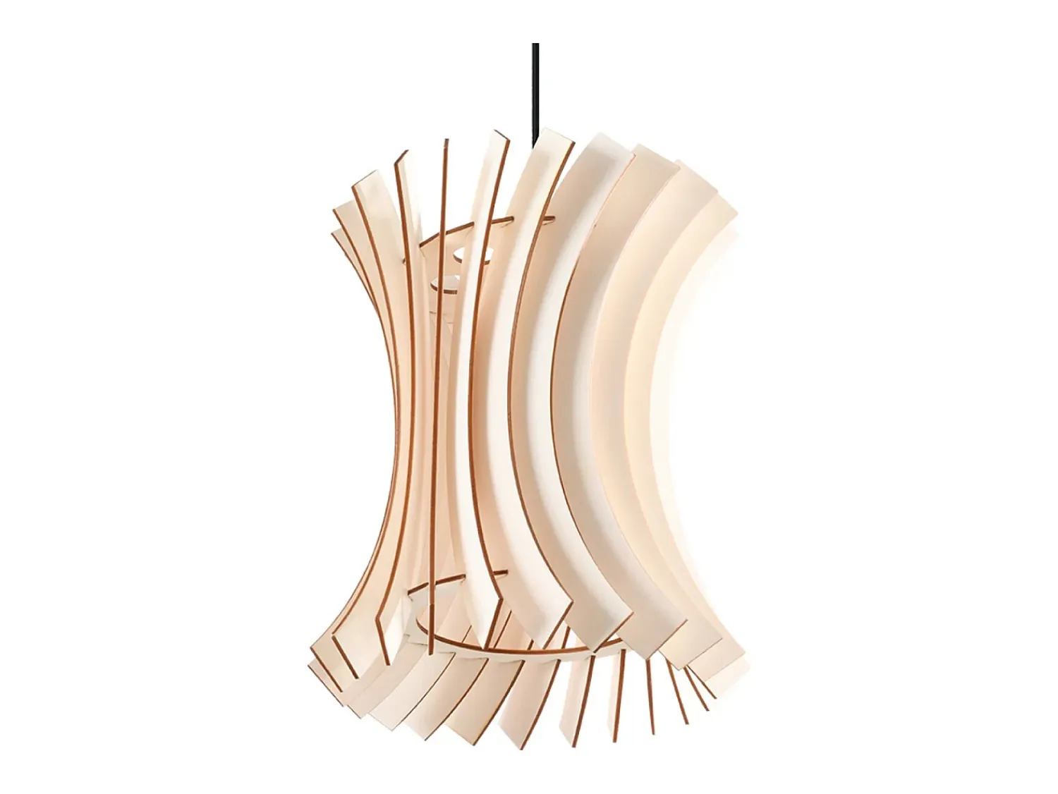 Best Sollux Lighting Lámparas colgantes Elyandra escandinavo de madera - 1 fuentes luminosas 3000K - L.30 x A.107 cm - madera natural Color natural claro