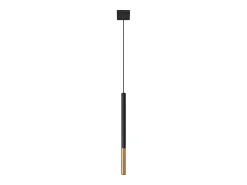 Best Sollux Lighting Lámparas colgantes Flar moderno de acero - 1 fuentes luminosas 4000K - L.8 x A.100 cm - /cobre Negro