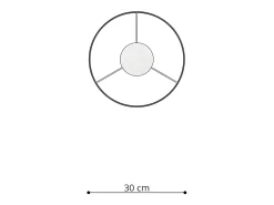 Best Sollux Lighting Lámparas Colgantes Jednorożec Moderno De Cloruro De Polivinilo - 1 Fuentes Luminosas - L.30 X A.95 Cm - Multicolor Blanco / Multicolor