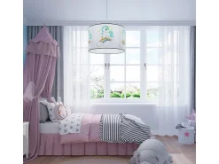 Best Sollux Lighting Lámparas colgantes Lincrone moderno de CLORURO DE POLIVINILO - 1 fuentes luminosas 3000K - L.30 x A.95 cm - Multicolor