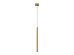 Sollux Lighting Lámpara Suspendida^Lámparas Colgantes Pastelo Moderno De Acero - 1 Fuentes Luminosas - L.3,5 X A.115 Cm - Dorado