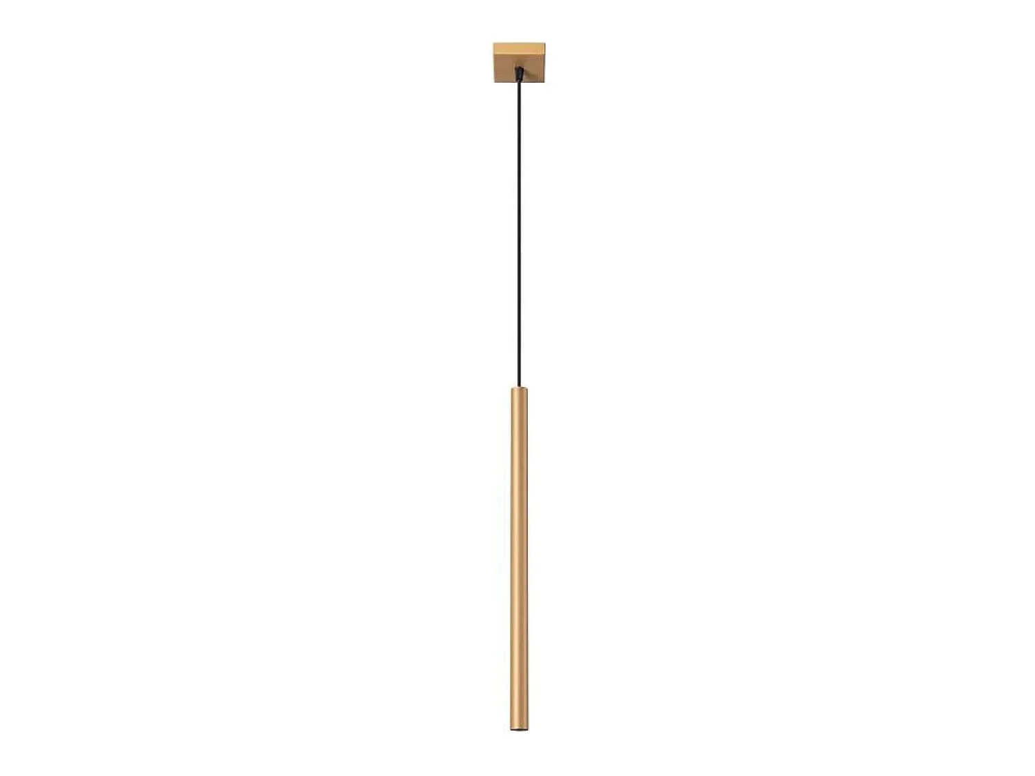 Sollux Lighting Lámpara Suspendida^Lámparas Colgantes Pastelo Moderno De Acero - 1 Fuentes Luminosas - L.3,5 X A.115 Cm - Dorado