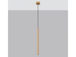 Sollux Lighting Lámpara Suspendida^Lámparas Colgantes Pastelo Moderno De Acero - 1 Fuentes Luminosas - L.3,5 X A.115 Cm - Dorado