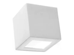 Sale Sollux Lighting Lámparas de pared Astra moderno de cerámica/vidrio - 1 fuentes luminosas 4000K - L.14 x A.14 cm - Blanco