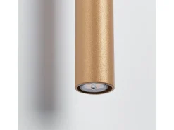 Sollux Lighting Lámparas de pared Brill moderno de acero - 2 fuentes luminosas 4000K - L.2,5 x A.50 cm - Dorado