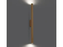 Sollux Lighting Lámparas de pared Brill moderno de acero - 2 fuentes luminosas 4000K - L.2,5 x A.50 cm - Dorado