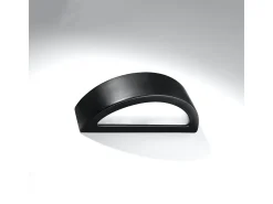 Sollux Lighting Aplique Para Pared^Lámparas de pared Gloim moderno de cerámica/vidrio - 1 fuentes luminosas 3000K - L.40,5 x A.10 cm - Negro