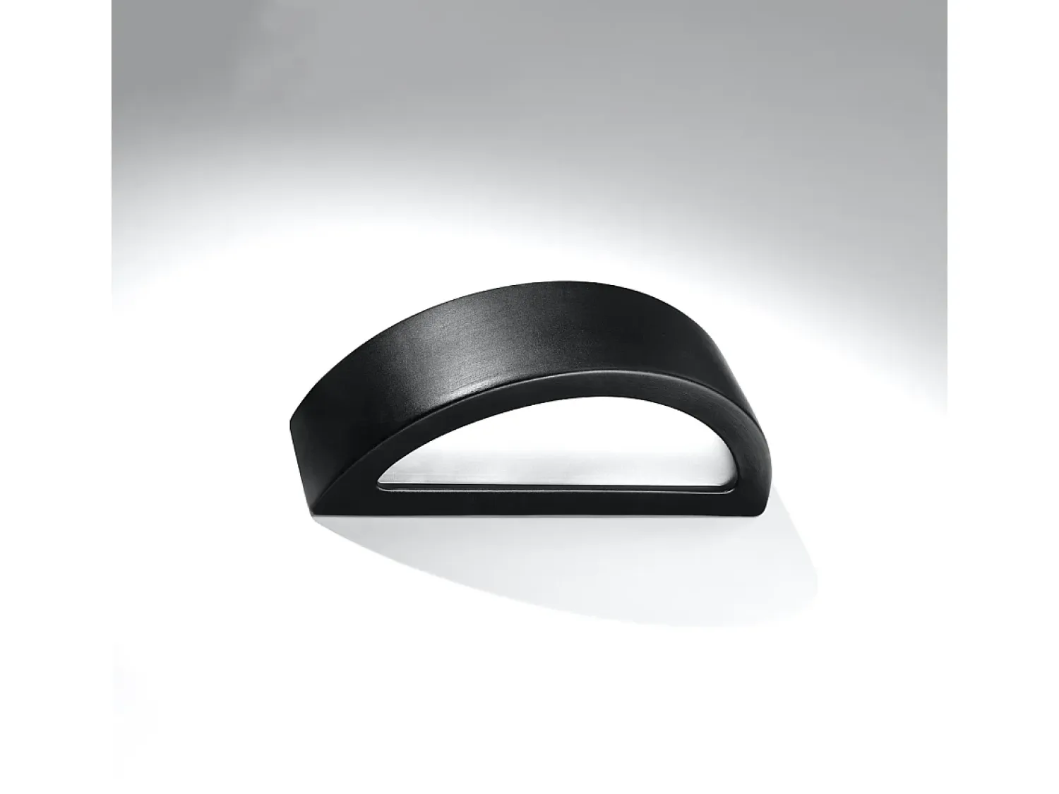 Sollux Lighting Aplique Para Pared^Lámparas de pared Gloim moderno de cerámica/vidrio - 1 fuentes luminosas 3000K - L.40,5 x A.10 cm - Negro