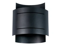 Sollux Lighting Aplique Para Pared^Lámparas de pared Ignisra moderno de acero - 1 fuentes luminosas 4000K - L.21 x A.23 cm - Negro